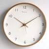 TIMEHAVEN – Silent Wooden Wall Clock with Battery Operation 5
