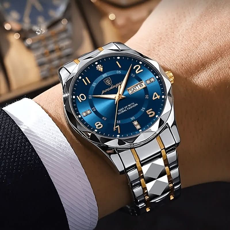 Titanforce Uhr – Herrenuhr – Wasserdichte Titan Sportuhr Mit Chronograph Und Wecker