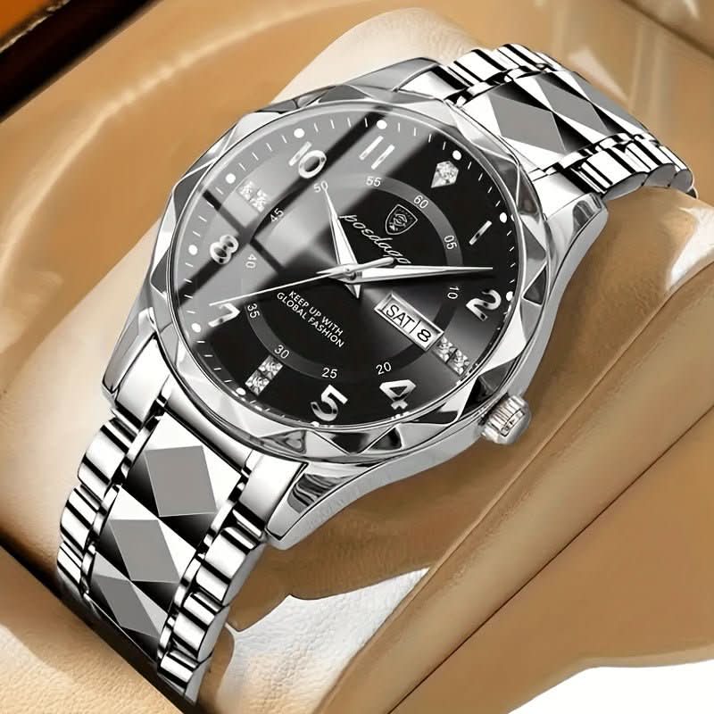 Titanforce Uhr – Herrenuhr – Wasserdichte Titan Sportuhr Mit Chronograph Und Wecker