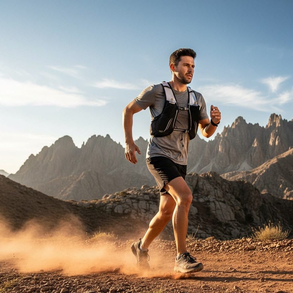 TRAILRUNVEST – Laufweste mit 2 Soft Flasks inklusive 8
