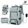 REISEMAX Pack – Reiserucksack Mit USB-Anschluss, Schuhfach & Anti-Diebstahl-Fach