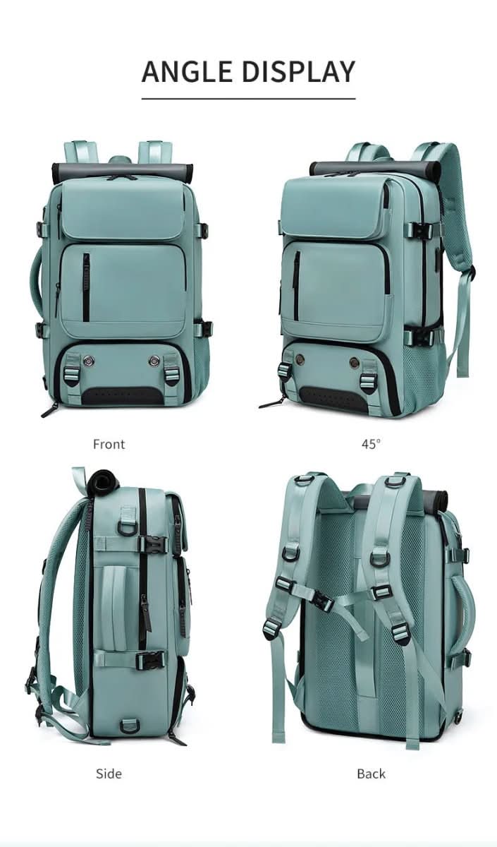 REISEMAX Pack – Reiserucksack Mit USB-Anschluss, Schuhfach & Anti-Diebstahl-Fach