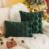 TREEBLISS – Kuscheliger Plüsch-Weihnachtsbaum-Kissenbezug mit ultraweichem Stoff 0