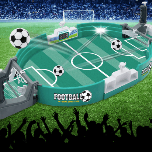 Torabstoß – Tragbares Tischfußballspiel für 2 Spieler