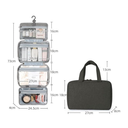PortaCase – Kompakter Reise-Kosmetik-Organisator mit 4 Fächern