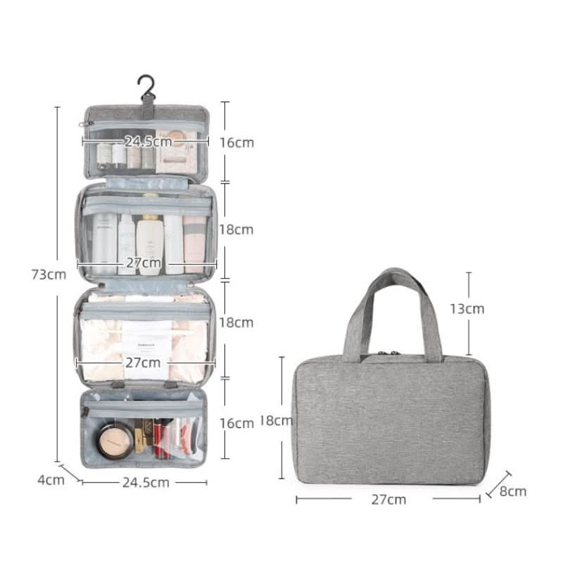 PortaCase – Kompakter Reise-Kosmetik-Organisator mit 4 Fächern
