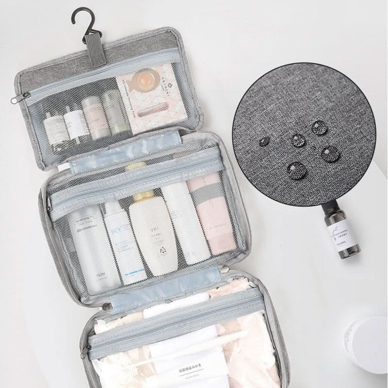 PortaCase – Kompakter Reise-Kosmetik-Organisator mit 4 Fächern
