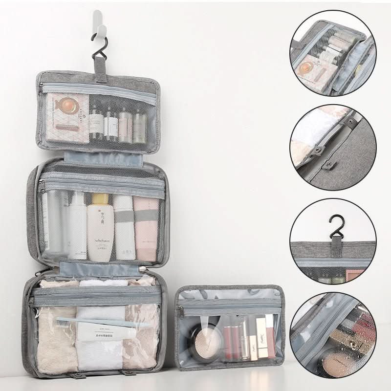 PortaCase – Kompakter Reise-Kosmetik-Organisator mit 4 Fächern