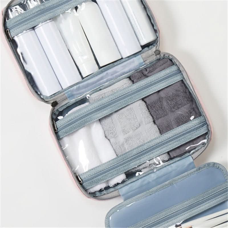 PortaCase – Kompakter Reise-Kosmetik-Organisator mit 4 Fächern