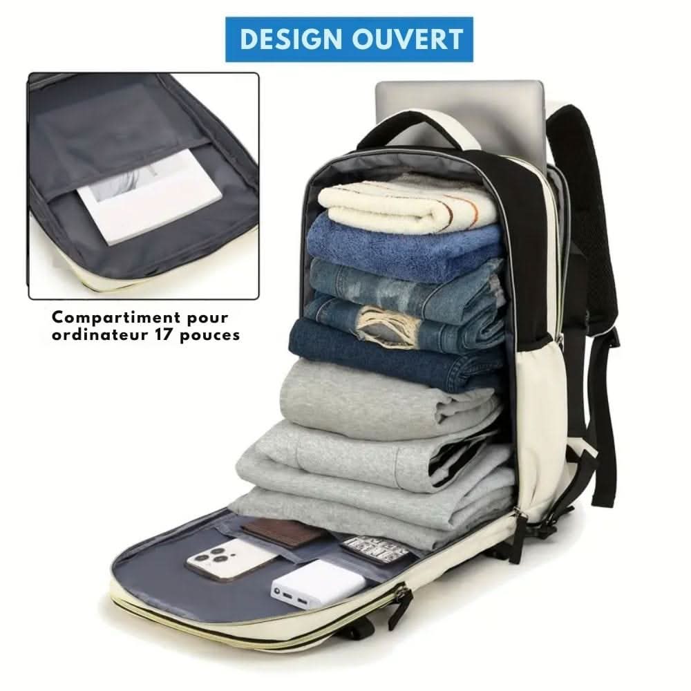 UrbanFlex Rucksack – Reiserucksack Mit Schuhfach & Laptop-Schutz Für Stressfreies Packen