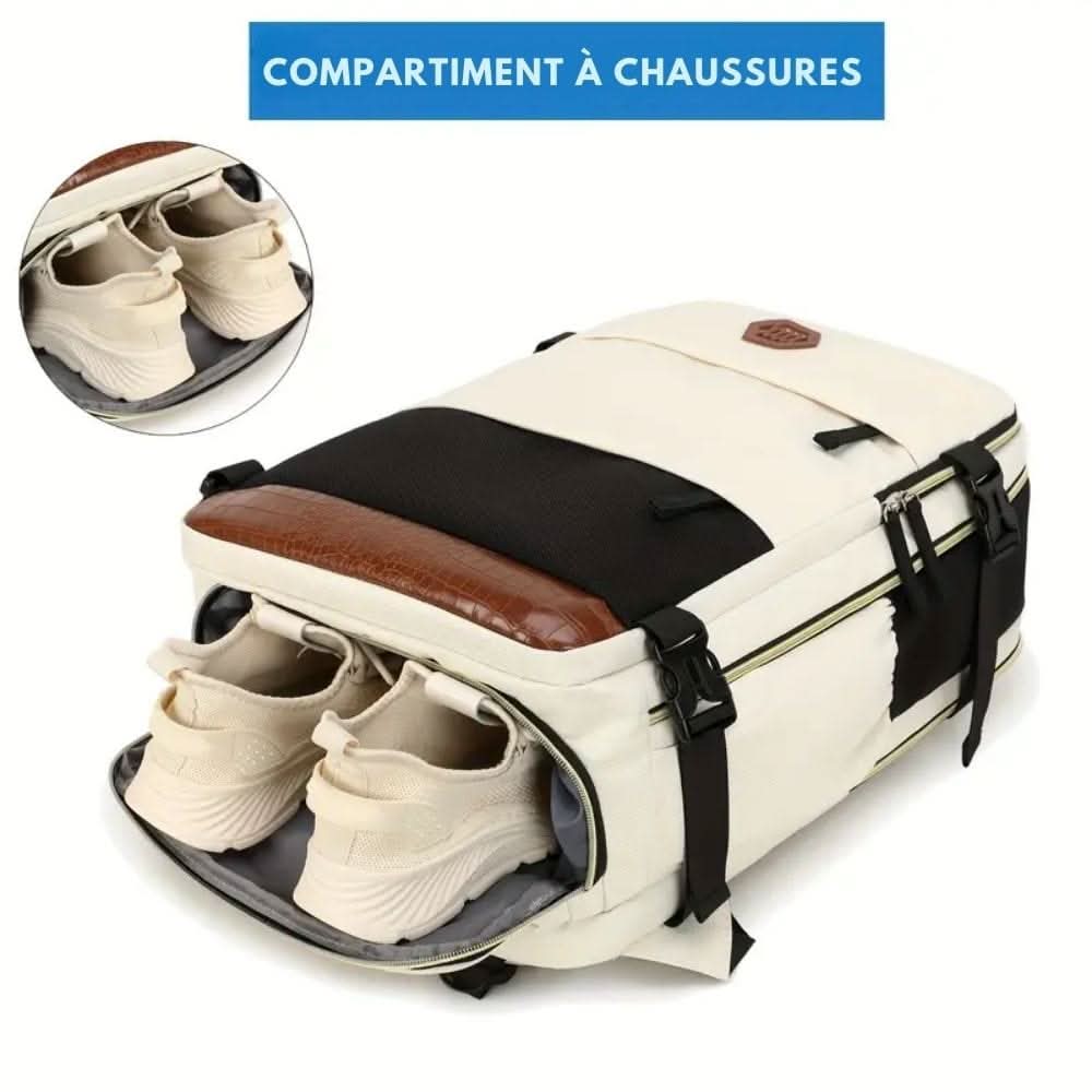 UrbanFlex Rucksack – Reiserucksack Mit Schuhfach & Laptop-Schutz Für Stressfreies Packen