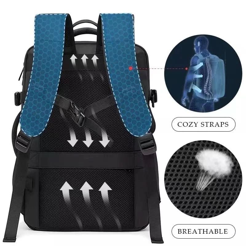 URBANFORM Rucksack – Geschäfts-Rucksack Für Männer Mit USB-Anschluss & Laptopfach