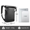 Stadttrail Rolltop Rucksack – Flexibler Tagesrucksack Mit USB Und Laptopfach