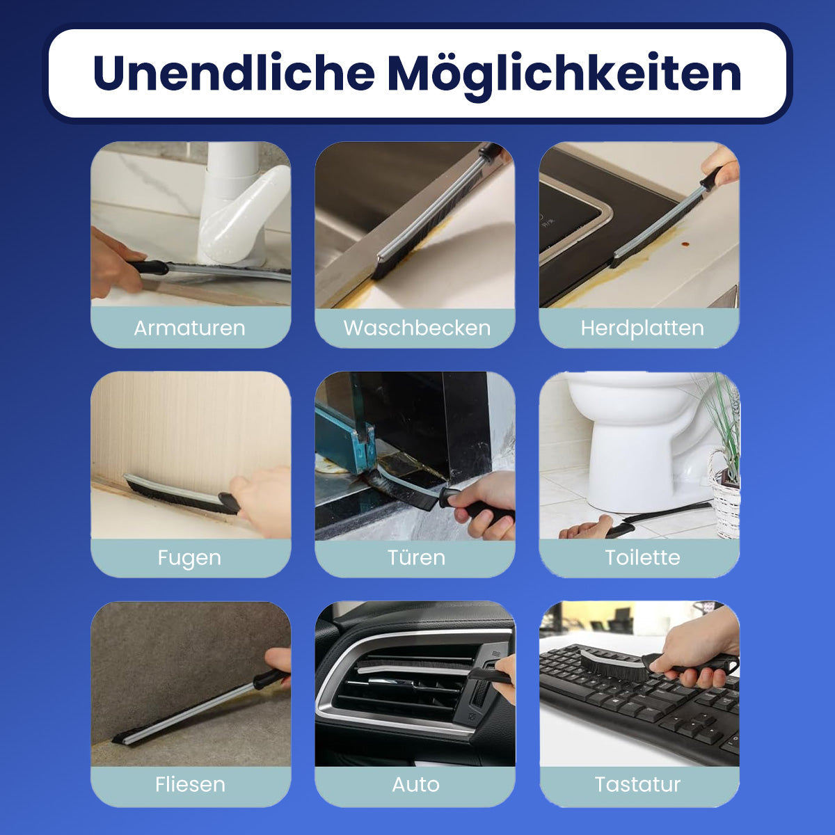 Clean Brush™ Präzisions-Reinigungsbürste