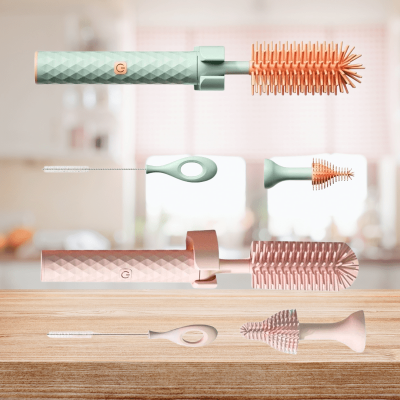 SmartBrush Flaschenreiniger – Automatische Reinigung mit Silikonborsten für stressfreien Alltag-2