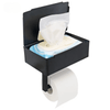STAHLDELUXE Toilette Halter – Toilettenpapierhalter aus Edelstahl mit Wasserdichtem Ablagefach für Handy & Hygieneartikel