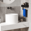 STAHLDELUXE Toilette Halter – Toilettenpapierhalter aus Edelstahl mit Wasserdichtem Ablagefach für Handy & Hygieneartikel
