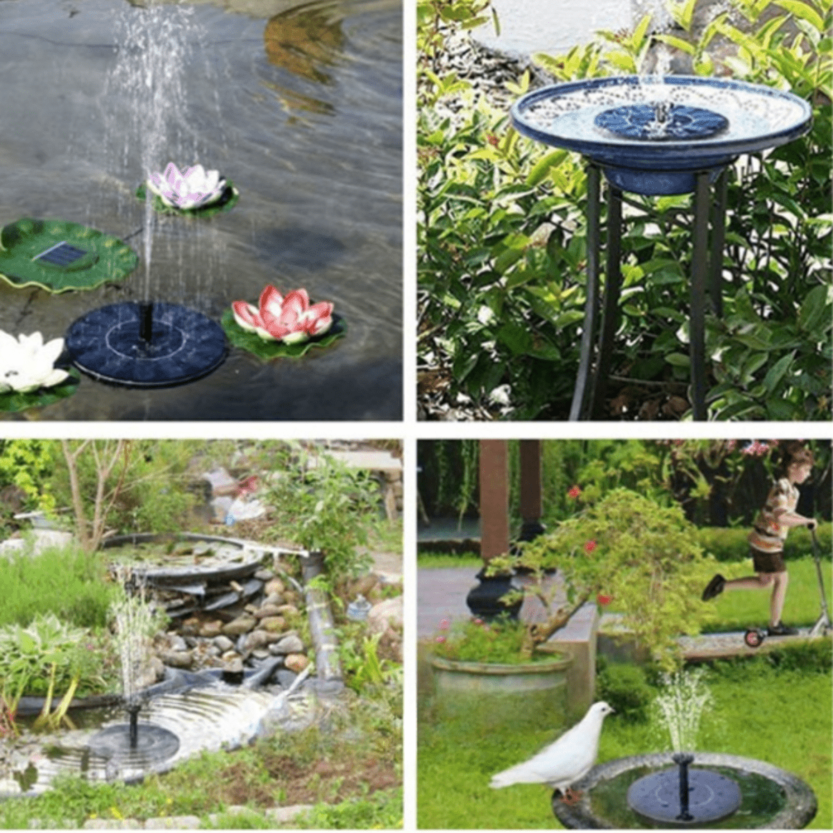Solar Vogel Brunnen – Solarbetriebener Springbrunnen Für Garten & Vögel | Nachhaltig und pflegeleicht