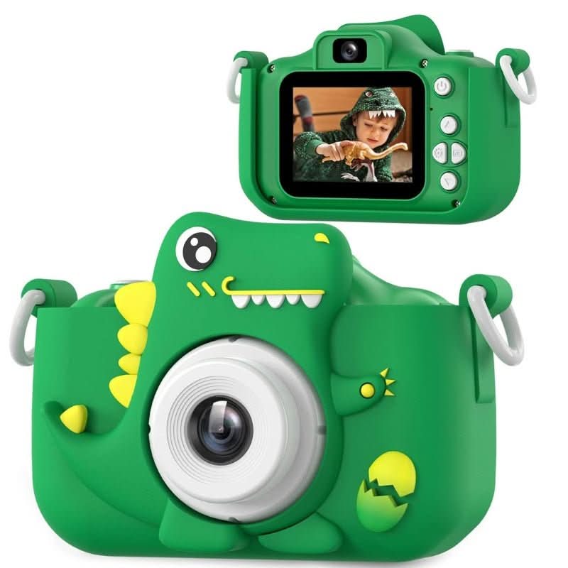 FotoDino – Kinderkamera im Dino-Gestaltung mit 1080p HD & Selbstporträt-Funktion