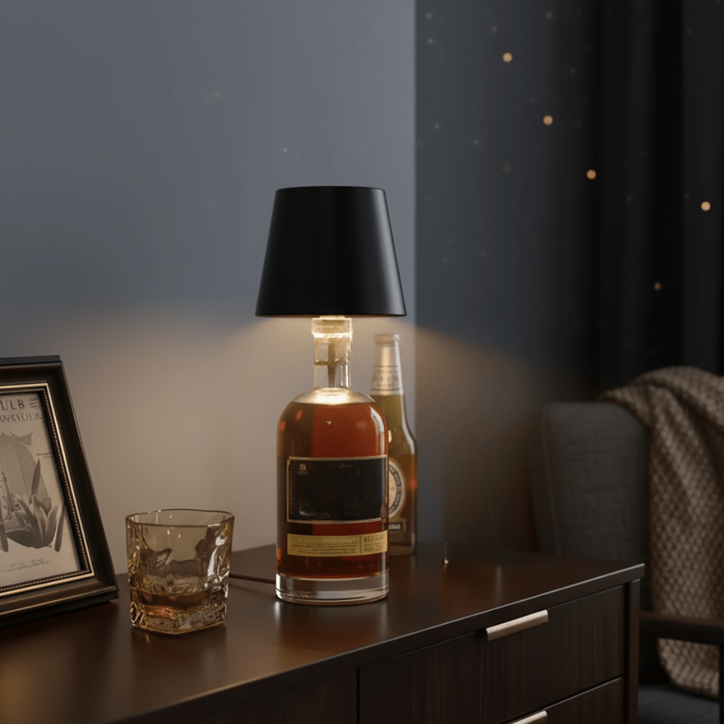 VINOBRIGHT – Dimmbare LED-Tischleuchte mit 3 Farbmodi und USB-Aufladung 0