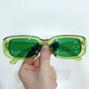 Altmodischer Schatten – Rechteckige Damen-Sonnenbrille Im Retro-Stil Mit UV400-Schutz