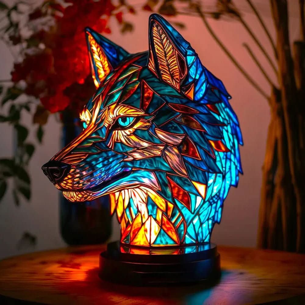VitraFauna Kunst Lampe – Künstlerische Tischleuchte mit Tiermotiv für Stilvolle Akzente