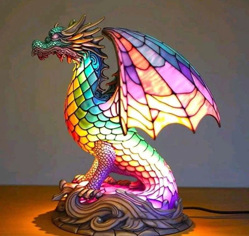 VitraFauna Kunst Lampe – Künstlerische Tischleuchte mit Tiermotiv für Stilvolle Akzente