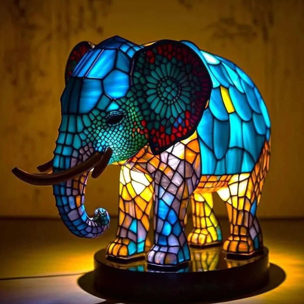 VitraFauna Kunst Lampe – Künstlerische Tischleuchte mit Tiermotiv für Stilvolle Akzente