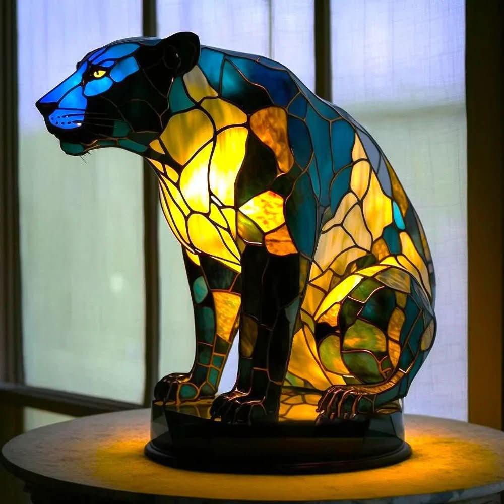 VitraFauna Kunst Lampe – Künstlerische Tischleuchte mit Tiermotiv für Stilvolle Akzente