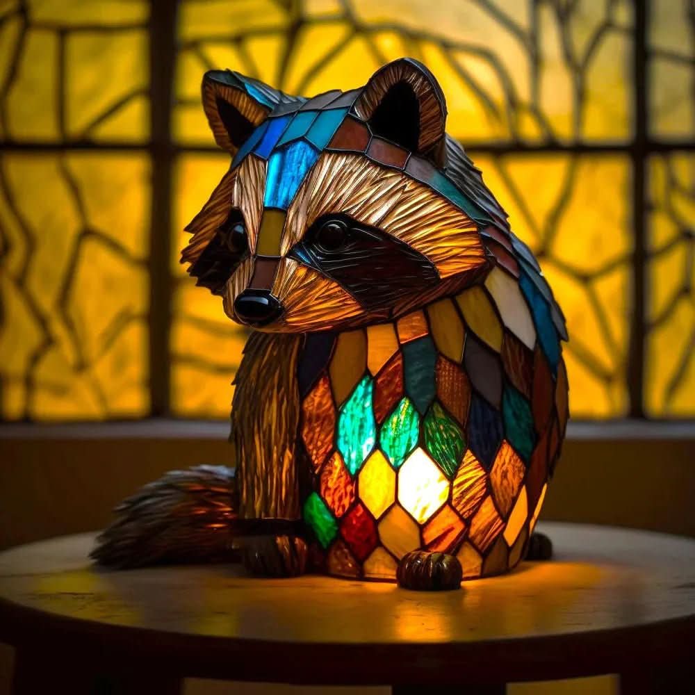 VitraFauna Kunst Lampe – Künstlerische Tischleuchte mit Tiermotiv für Stilvolle Akzente