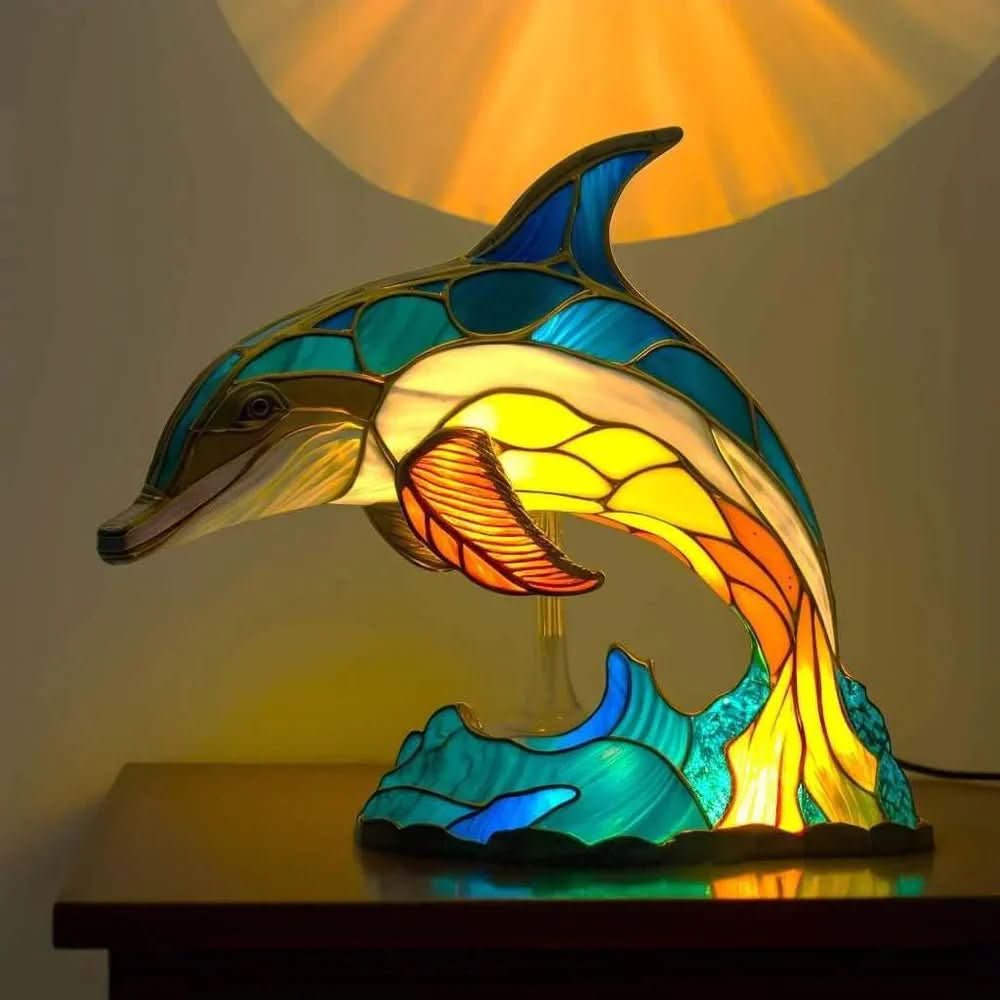 VitraFauna Kunst Lampe – Künstlerische Tischleuchte mit Tiermotiv für Stilvolle Akzente