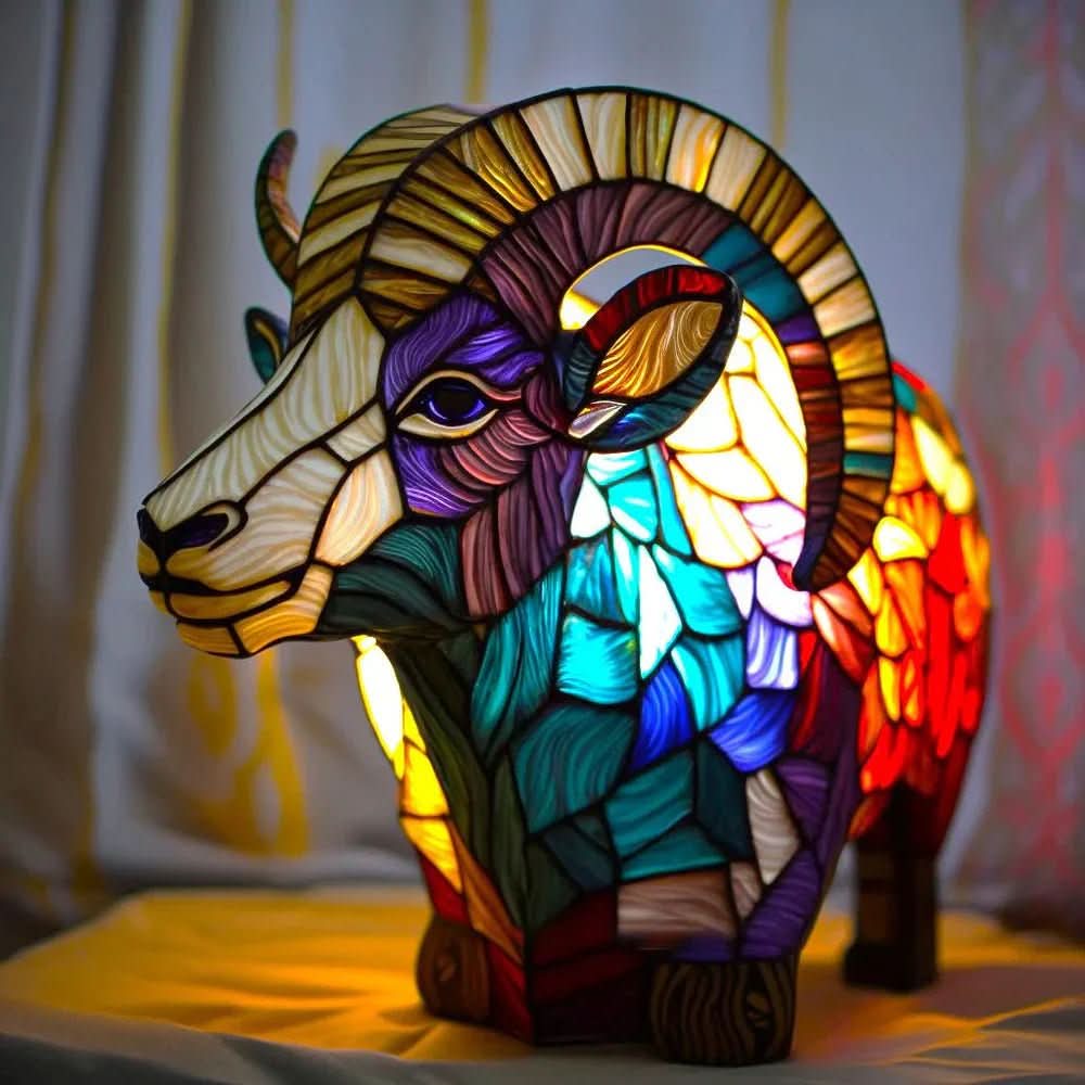 VitraFauna Kunst Lampe – Künstlerische Tischleuchte mit Tiermotiv für Stilvolle Akzente