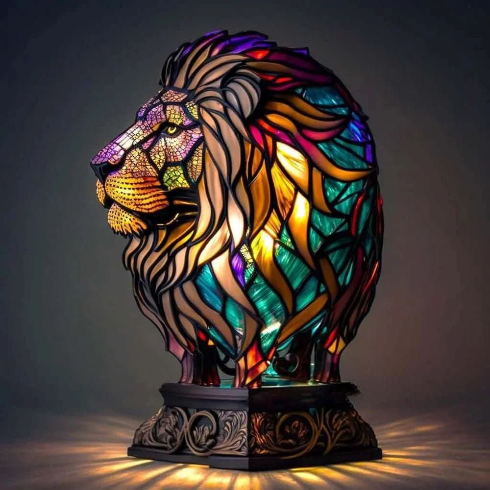 VitraFauna Kunst Lampe – Künstlerische Tischleuchte mit Tiermotiv für Stilvolle Akzente