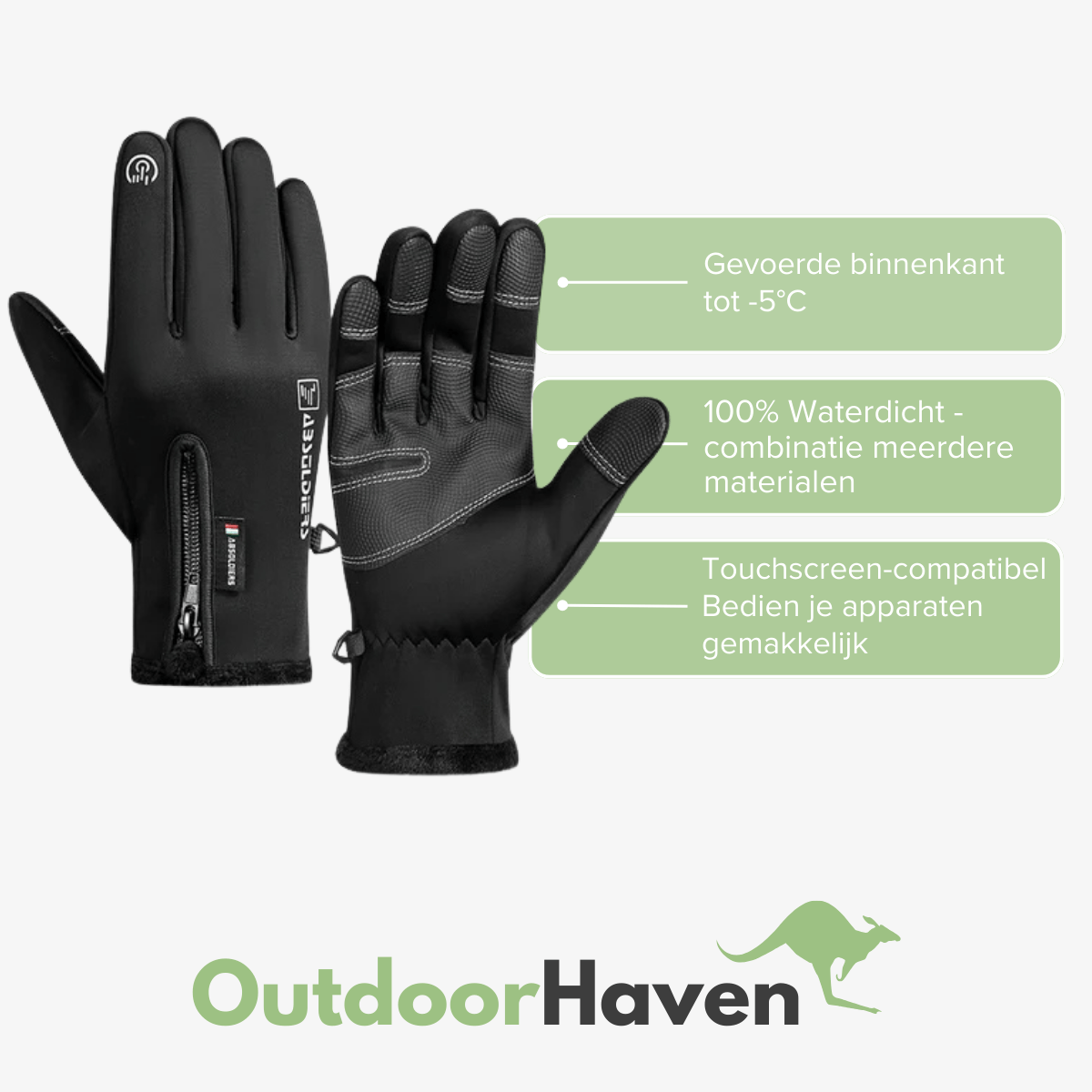 WARMGRIP – Wasserdichte Winterhandschuhe mit Smartphone-Steuerung 3