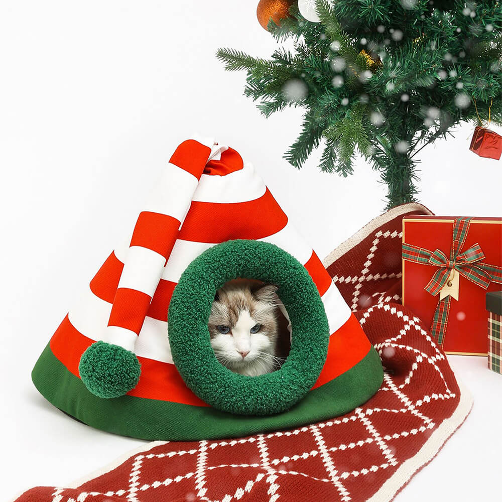 WINTERPAW – Gemütliches Katzenbett mit festlichem Touch 1