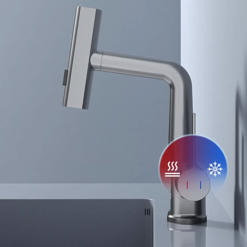 Wassermeister Hahn – 360° Drehbarer Wasserhahn Mit LED-Temperaturanzeige Für Küche & Bad