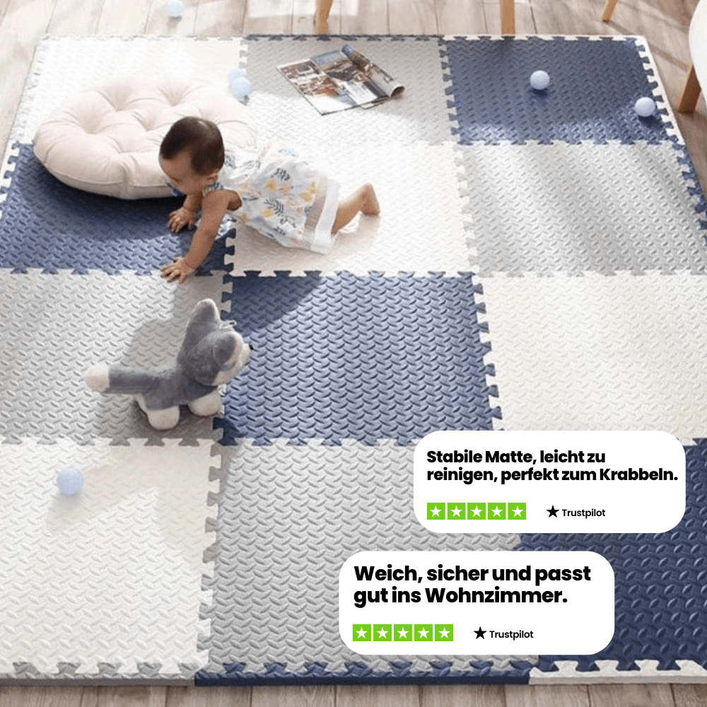 CushioPlay Baby Matte – Weiche & Sichere Spielmatte für Babys & Kleinkinder