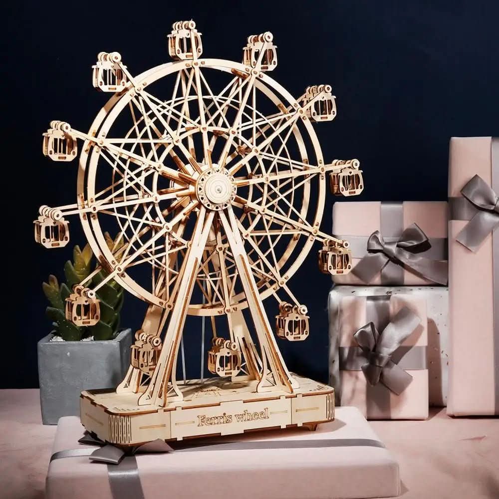 Radkunst – 3D Holz-Riesenrad Zum Selbstbauen Für Kinder & Erwachsene