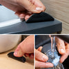Magnetic soap dispenser and magnetic toothbrush cup including pads