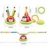SpielMax 3-in-1 Spielset – Springseil, Ringwurf & Pedalrakete Für Drinnen & Draußen