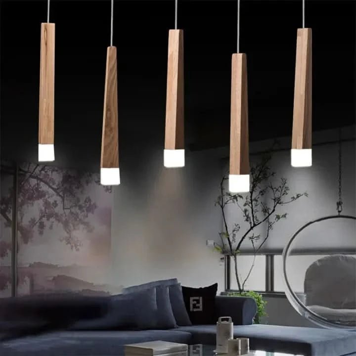 DAYA Massivholz Pendelleuchte Warmes Licht Für Essbereich Und Bar