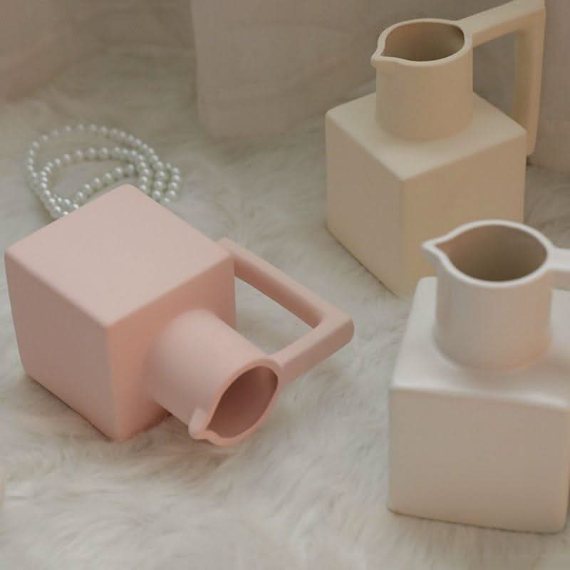AMALVIA – Elegante Keramikvase im mediterranen Stil