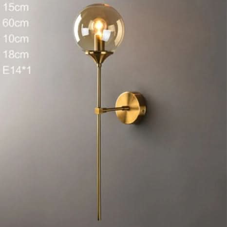 Celesti Wandlampe Modernes Glasstein Und Eisen Beleuchtung