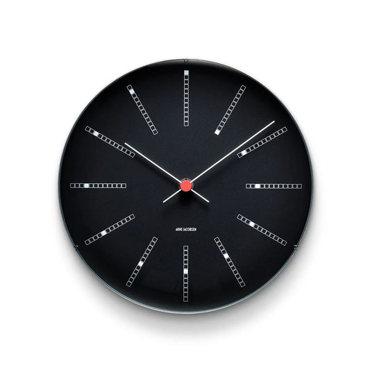 AJ Bankers Uhr schwarz, Ø 29cm