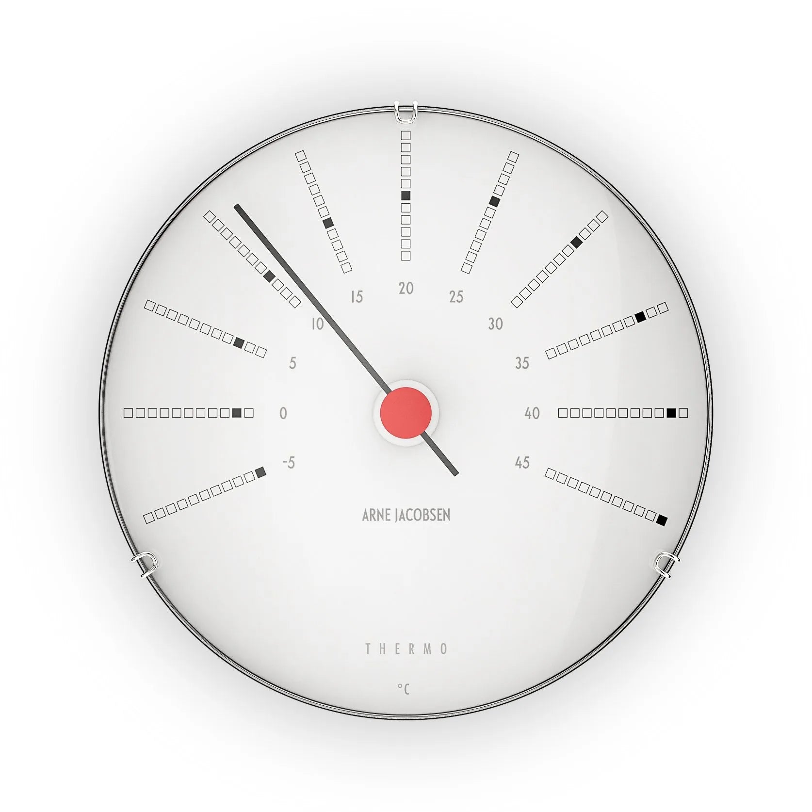 Arne Jacobsen Wetterstation, Thermometer