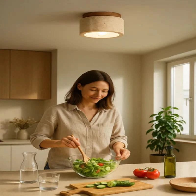 CIELWOOD – Minimalistische LED-Deckenlampe Aus Holz Für Warmes Ambiente