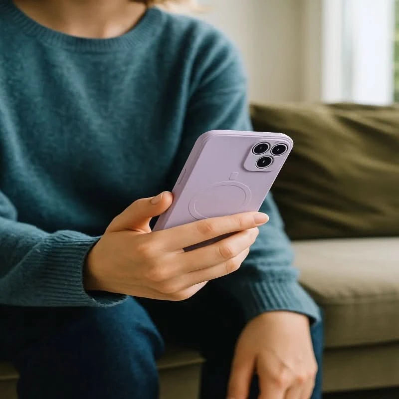 FormGefühl – Magnetische Weiche-Silikonhülle für die iPhone 17 Serie
