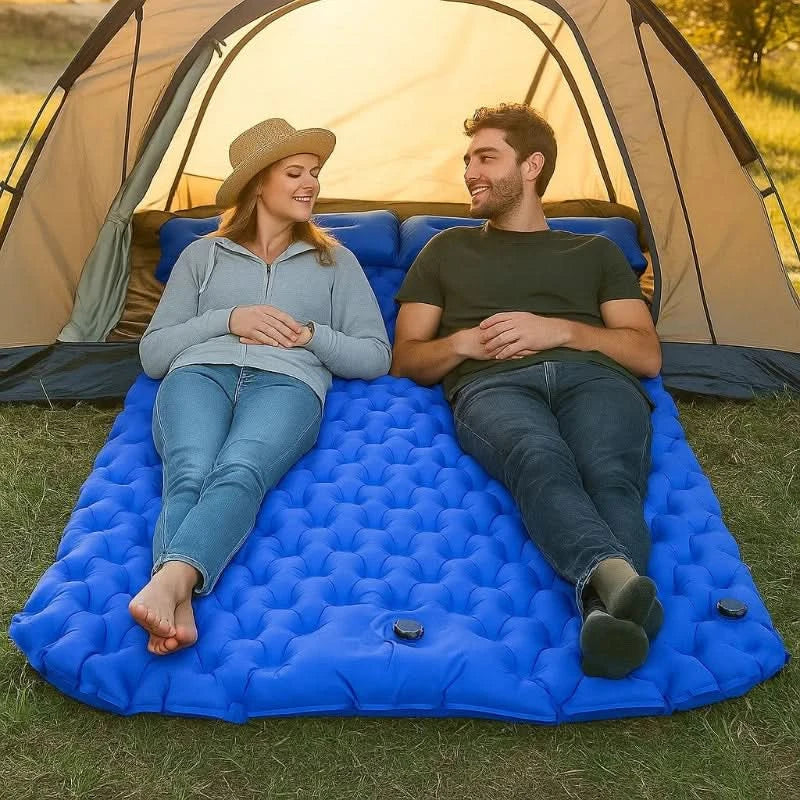 OASISMAT – Ultraleichte Selbstaufblasende Doppel-Campingmatte