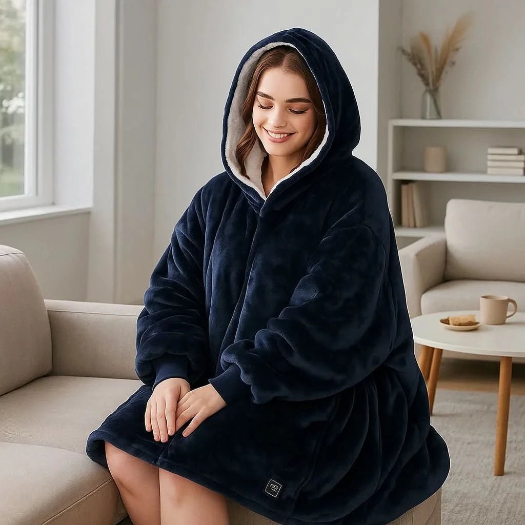 Feuerfleece – USB-Beheizter Decken-Kapuzenpullover Für Intensive Wärme