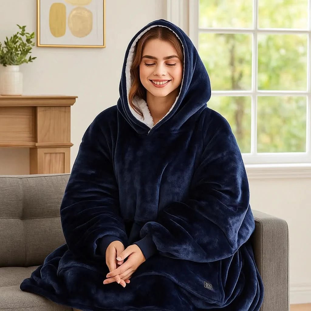 Feuerfleece – USB-Beheizter Decken-Kapuzenpullover Für Intensive Wärme